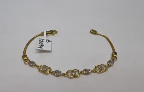 ladies gold bracelet 22k MK201