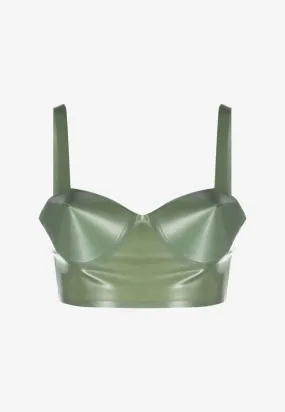 Latex Balconette Bra