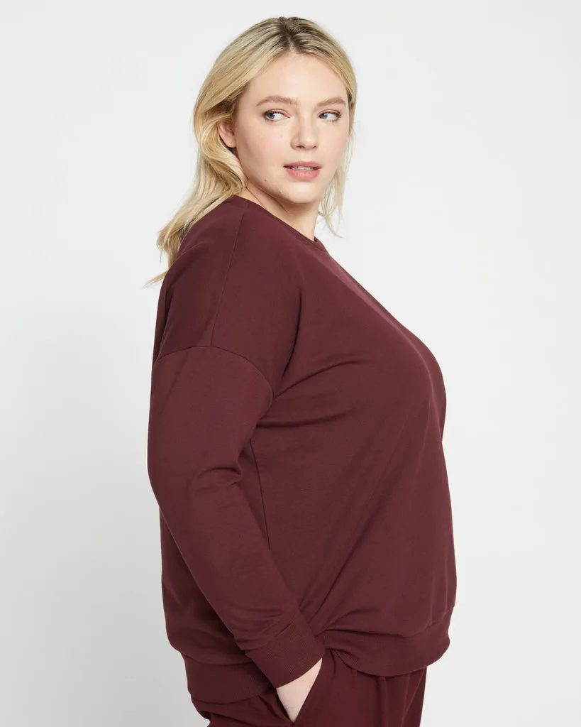 Lauren Classic Sweatshirt - Black Cherry