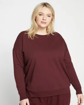 Lauren Classic Sweatshirt - Black Cherry