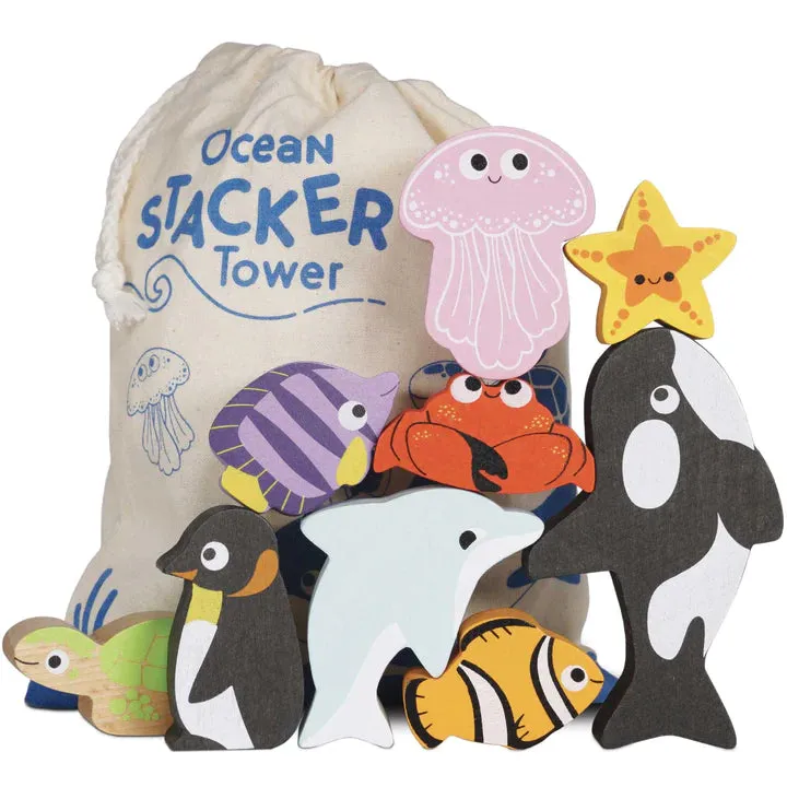 Le Toy Van Ocean Stacker And Bag