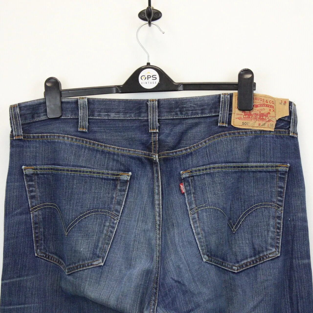 LEVIS 501 Jeans Dark Blue | W40 L36