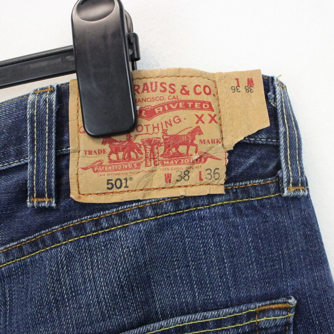 LEVIS 501 Jeans Dark Blue | W40 L36