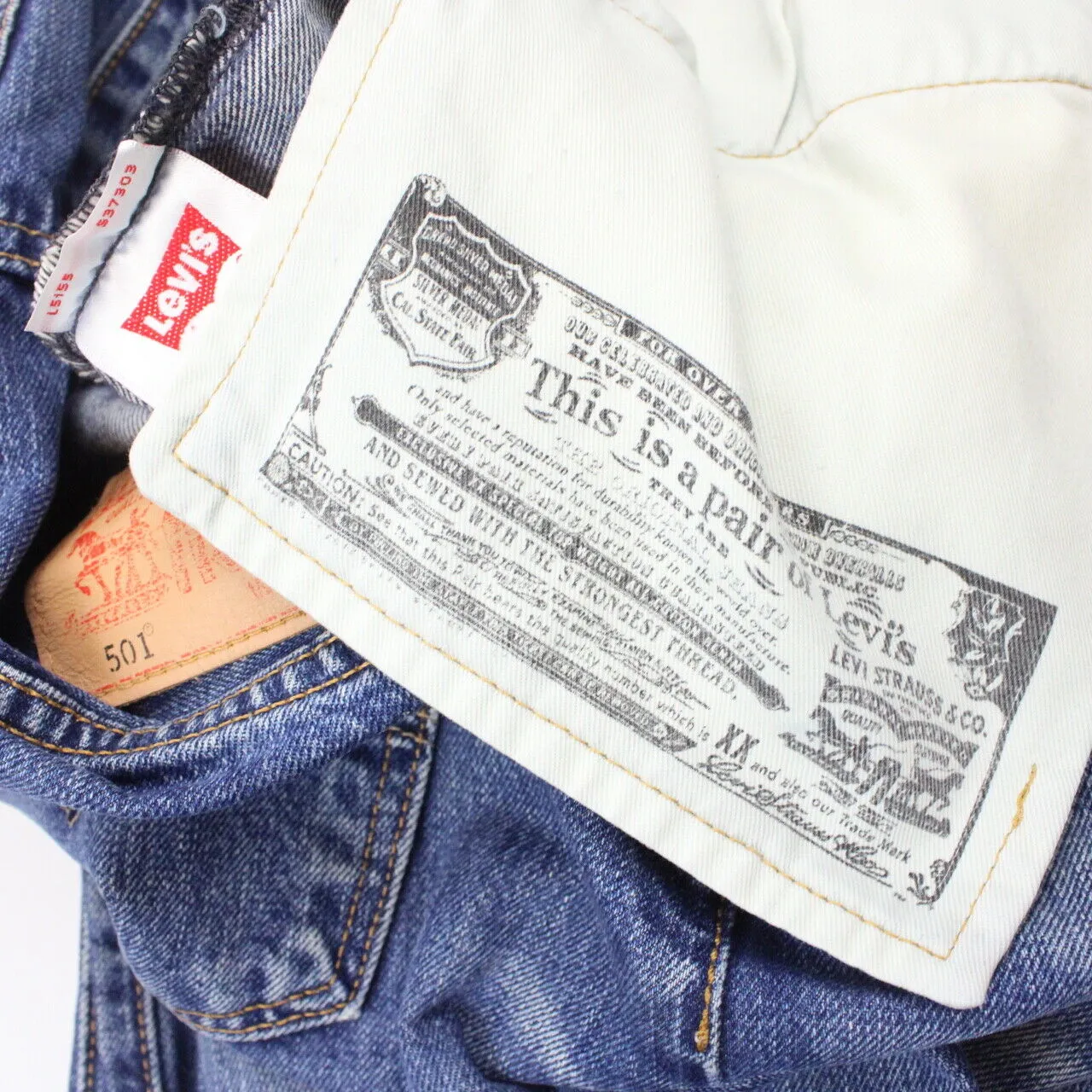 LEVIS 501 Jeans Mid Blue | W36 L30