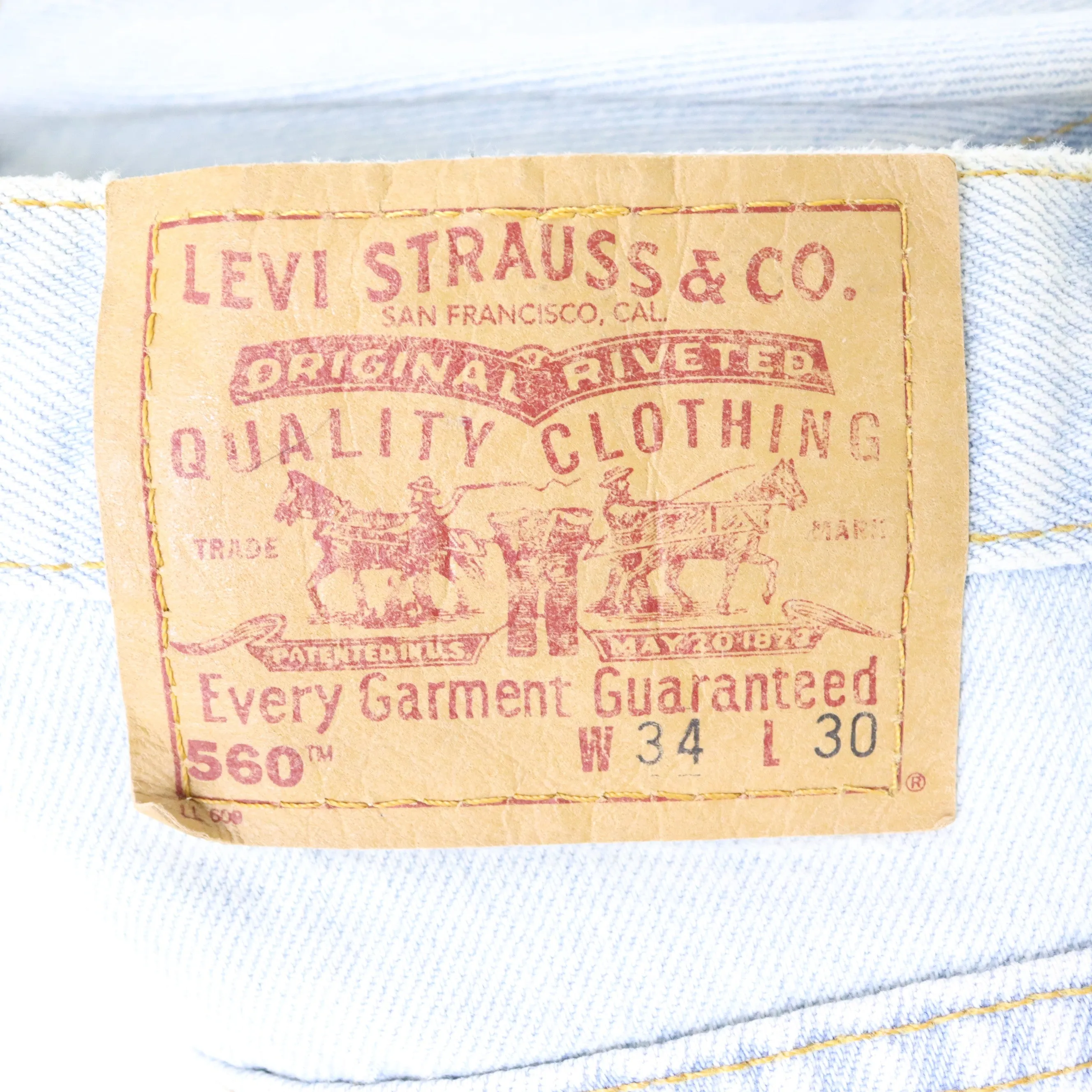 Levi's 560 Blue Jeans