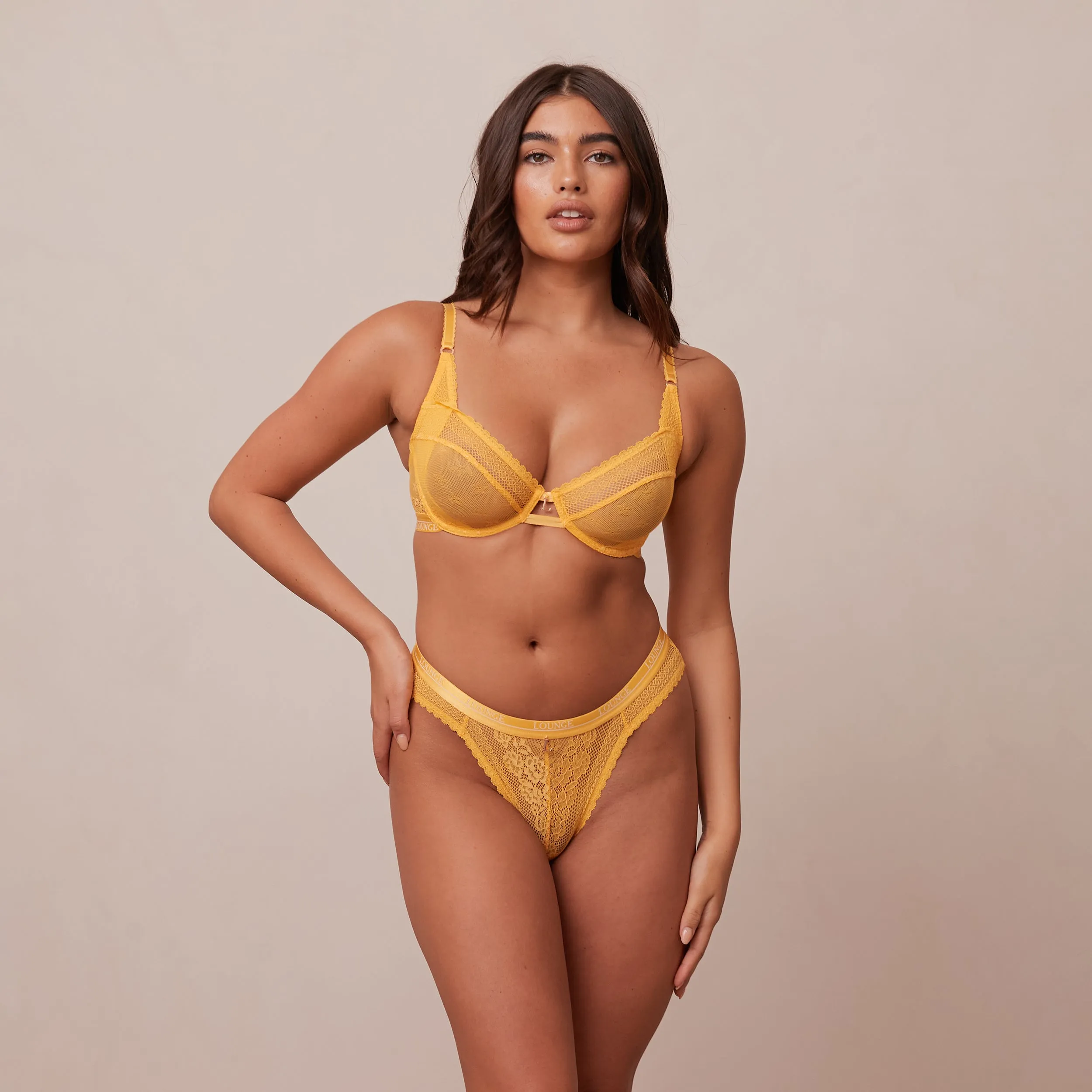 Liberty Balcony Bra  - Mustard