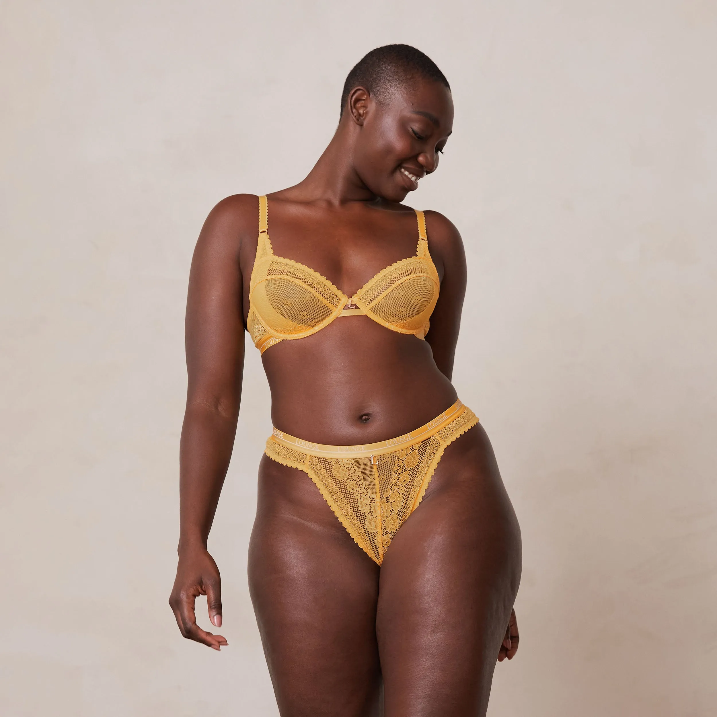 Liberty Balcony Bra  - Mustard