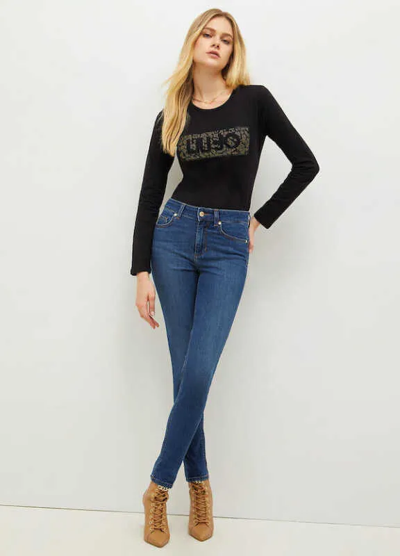 Liujo Jeans Uxx037 d4186 Bottom Up Divine