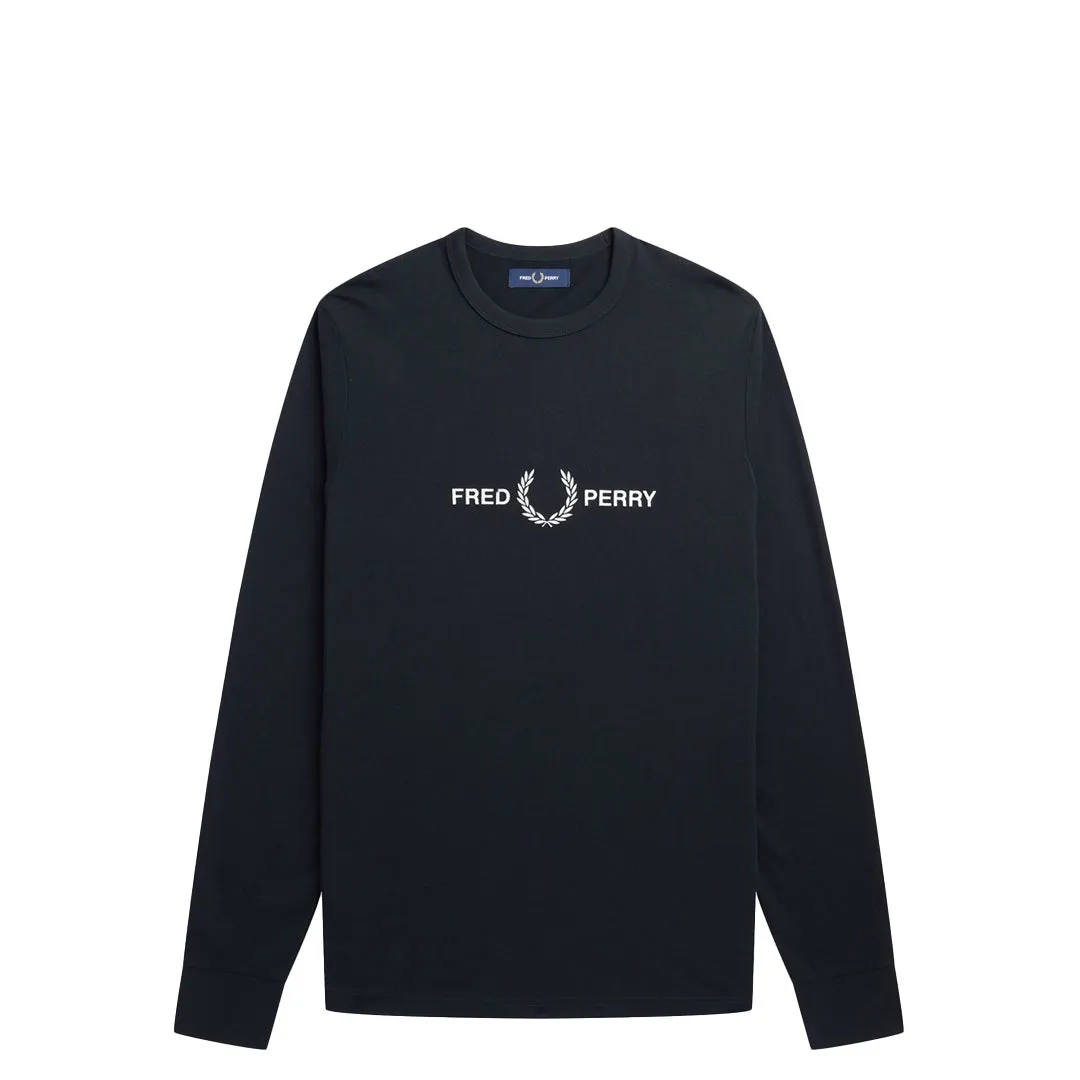 LONG SLEEVE FRED PERRY GRAPHIC SHIRT