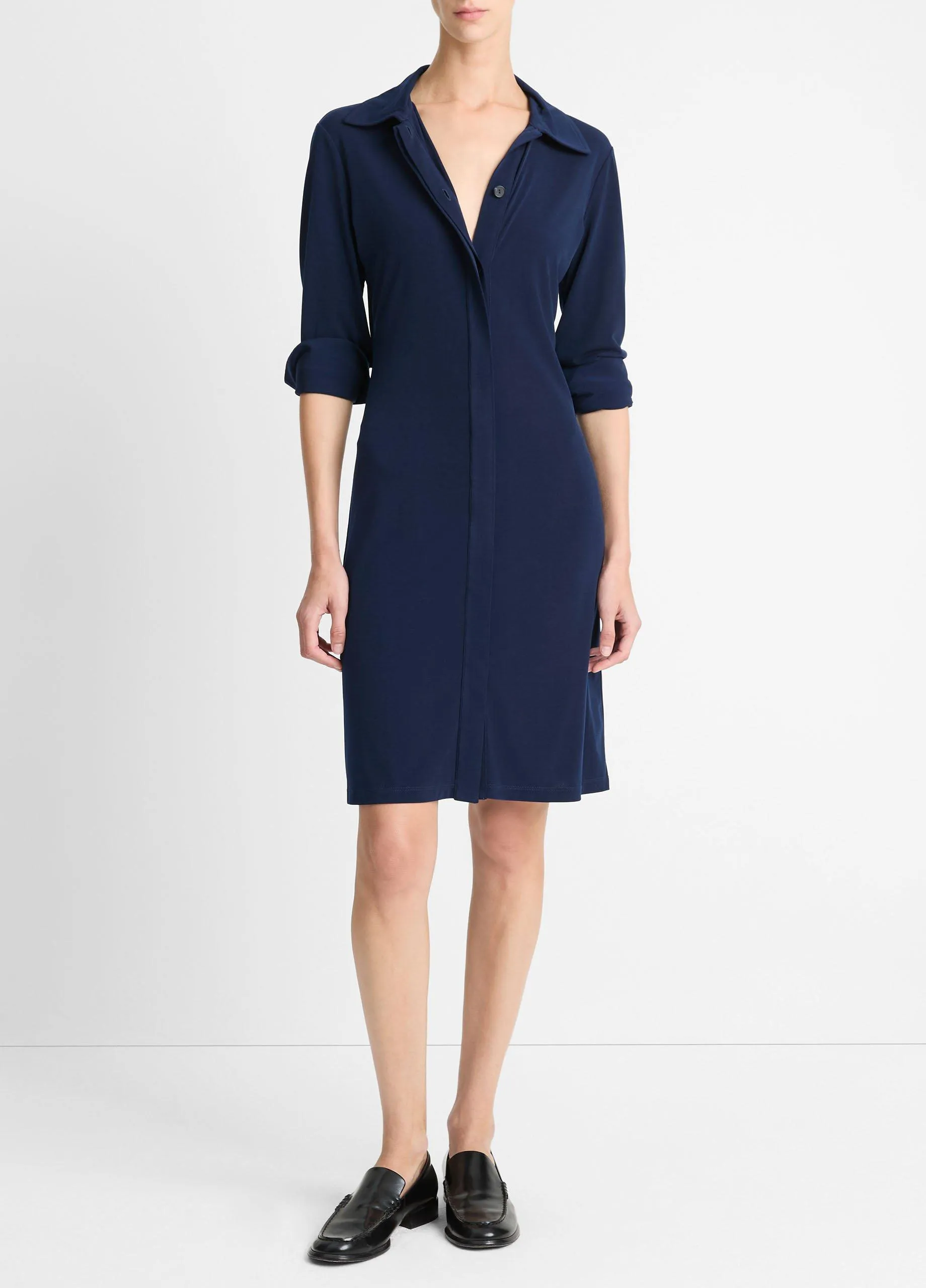 Long-Sleeve Polo Dress