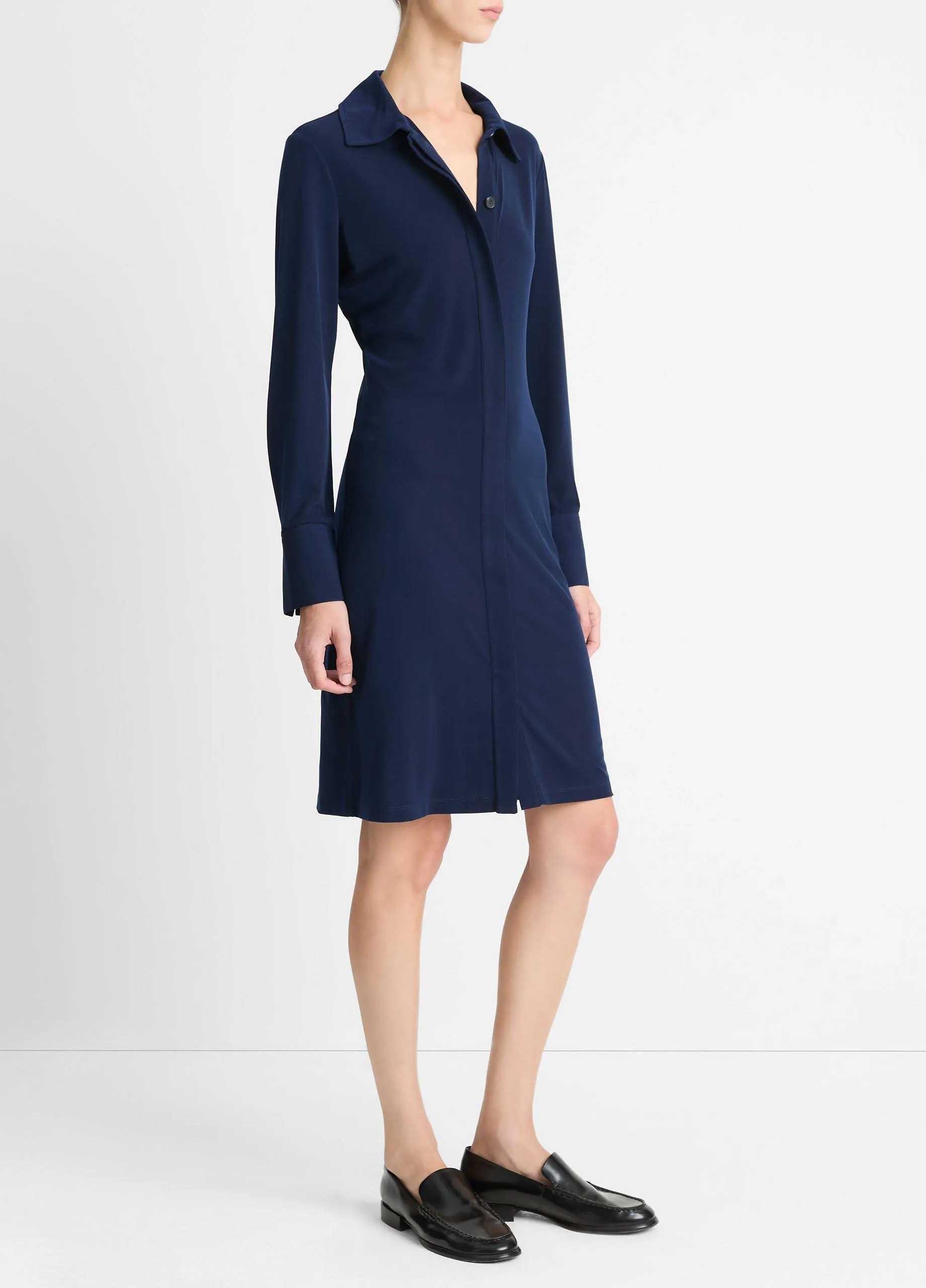 Long-Sleeve Polo Dress