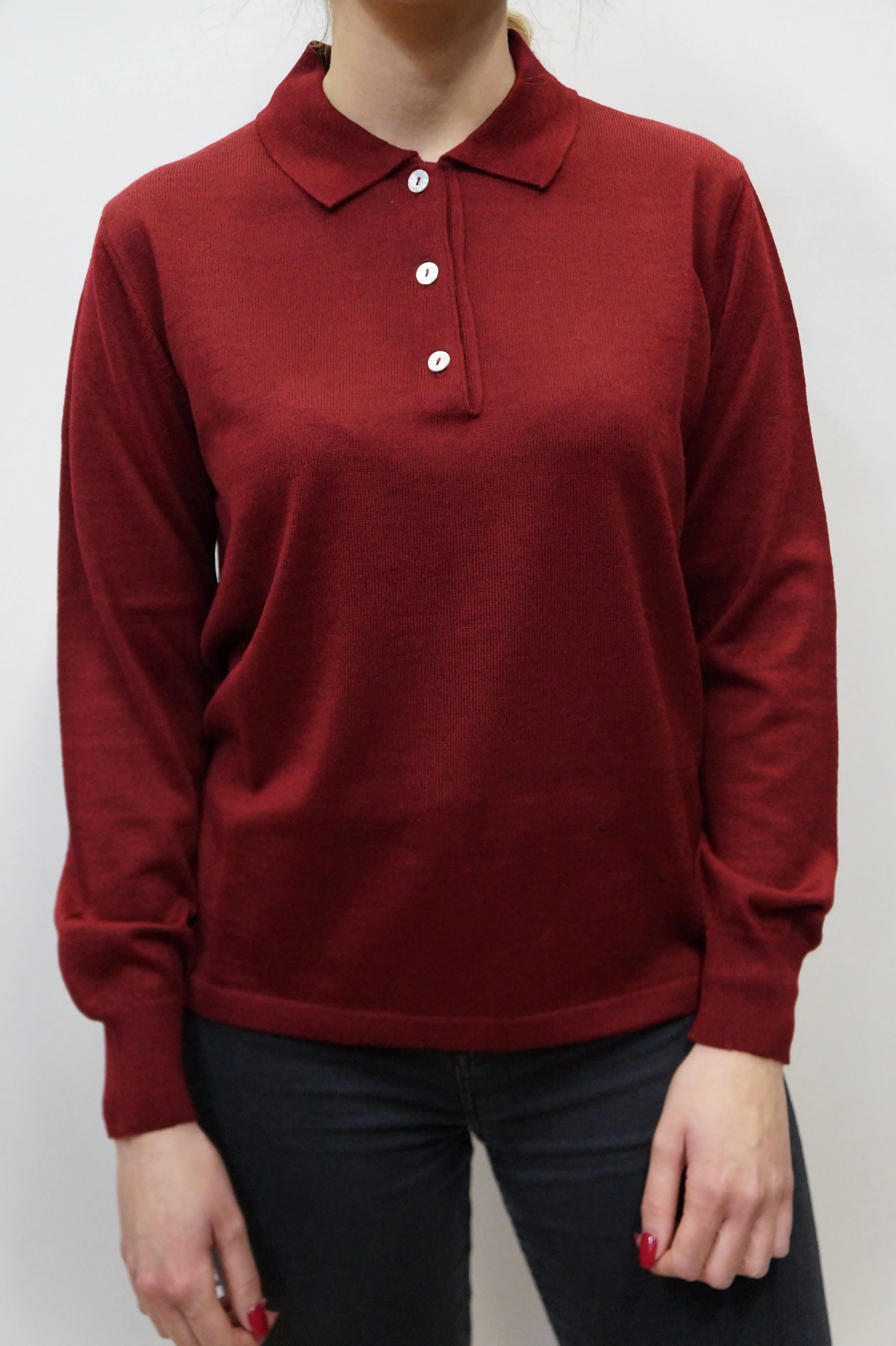 Long Sleeve Women's RaiPan Polo Shirt 968