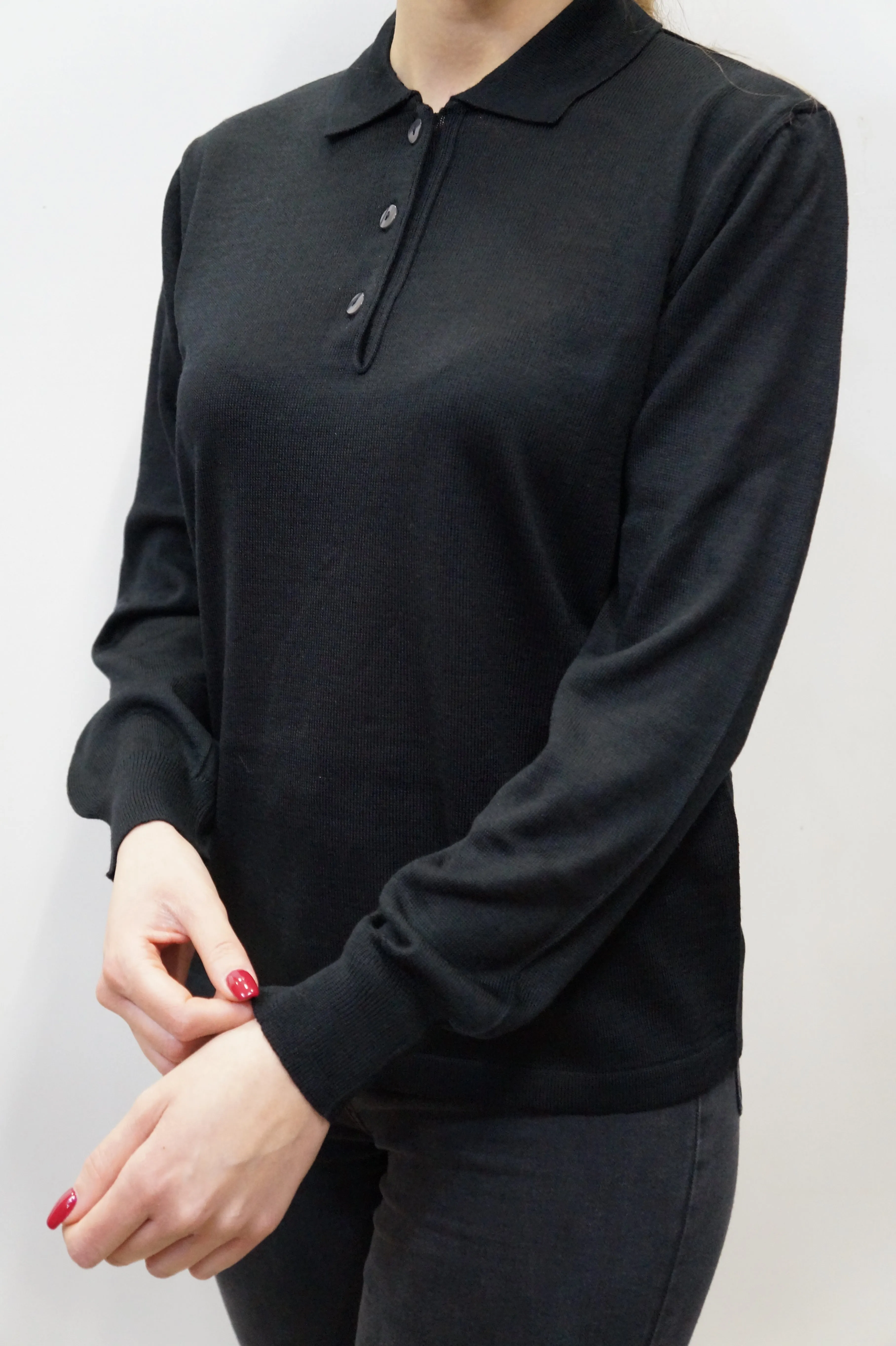 Long Sleeve Women's RaiPan Polo Shirt 968