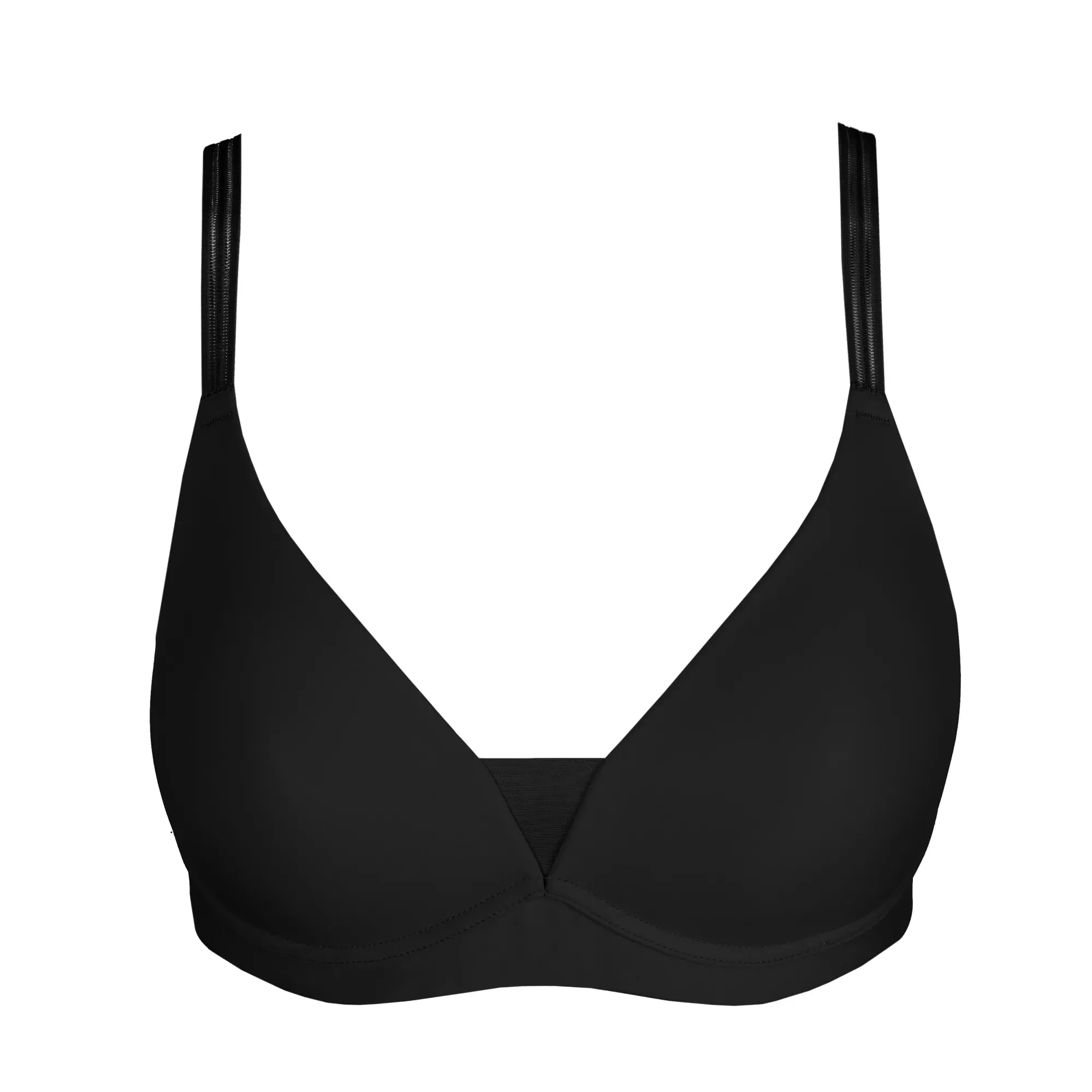 Louie Soft Wireless Bra in Black