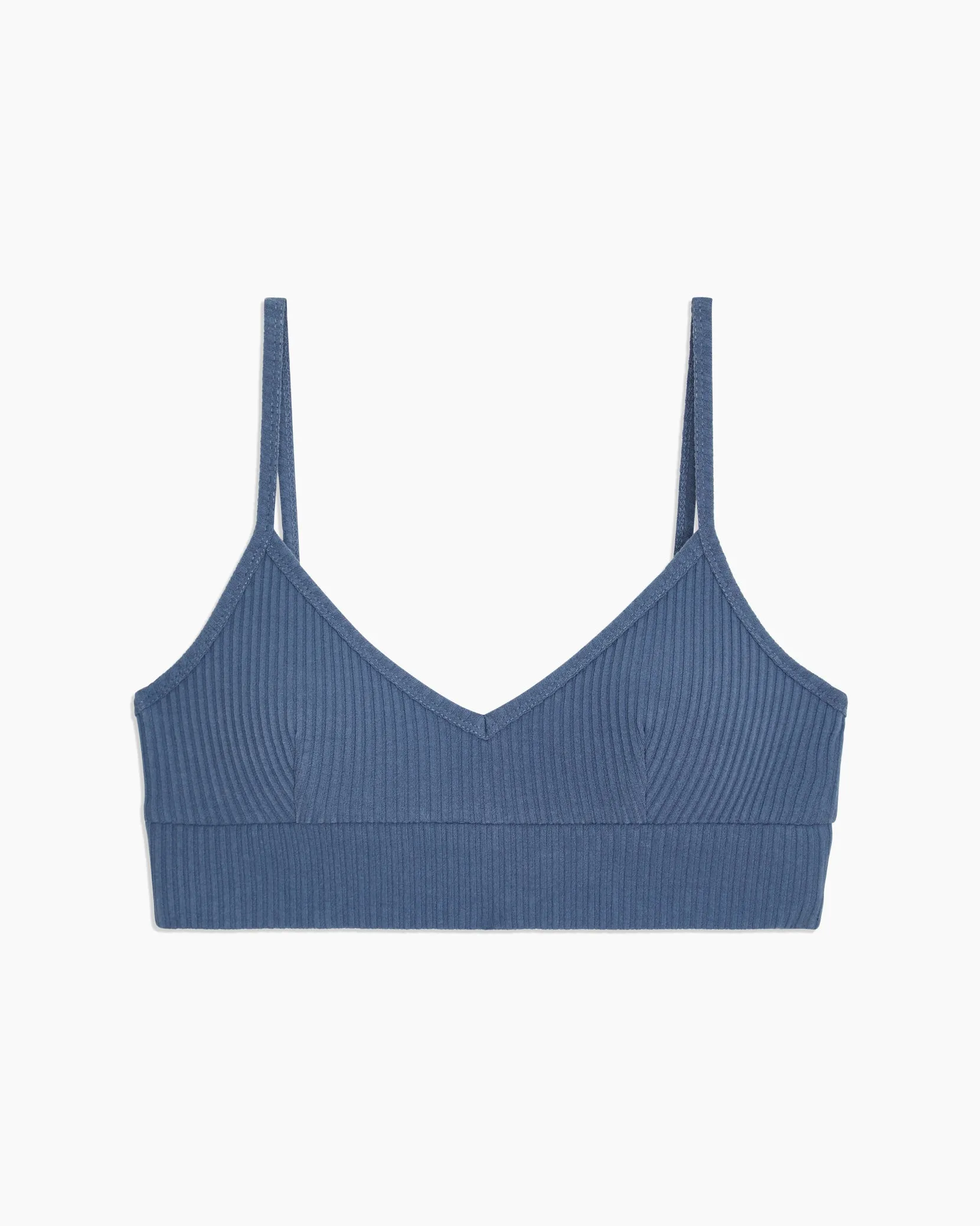 Lounge Rib Bra | Marine