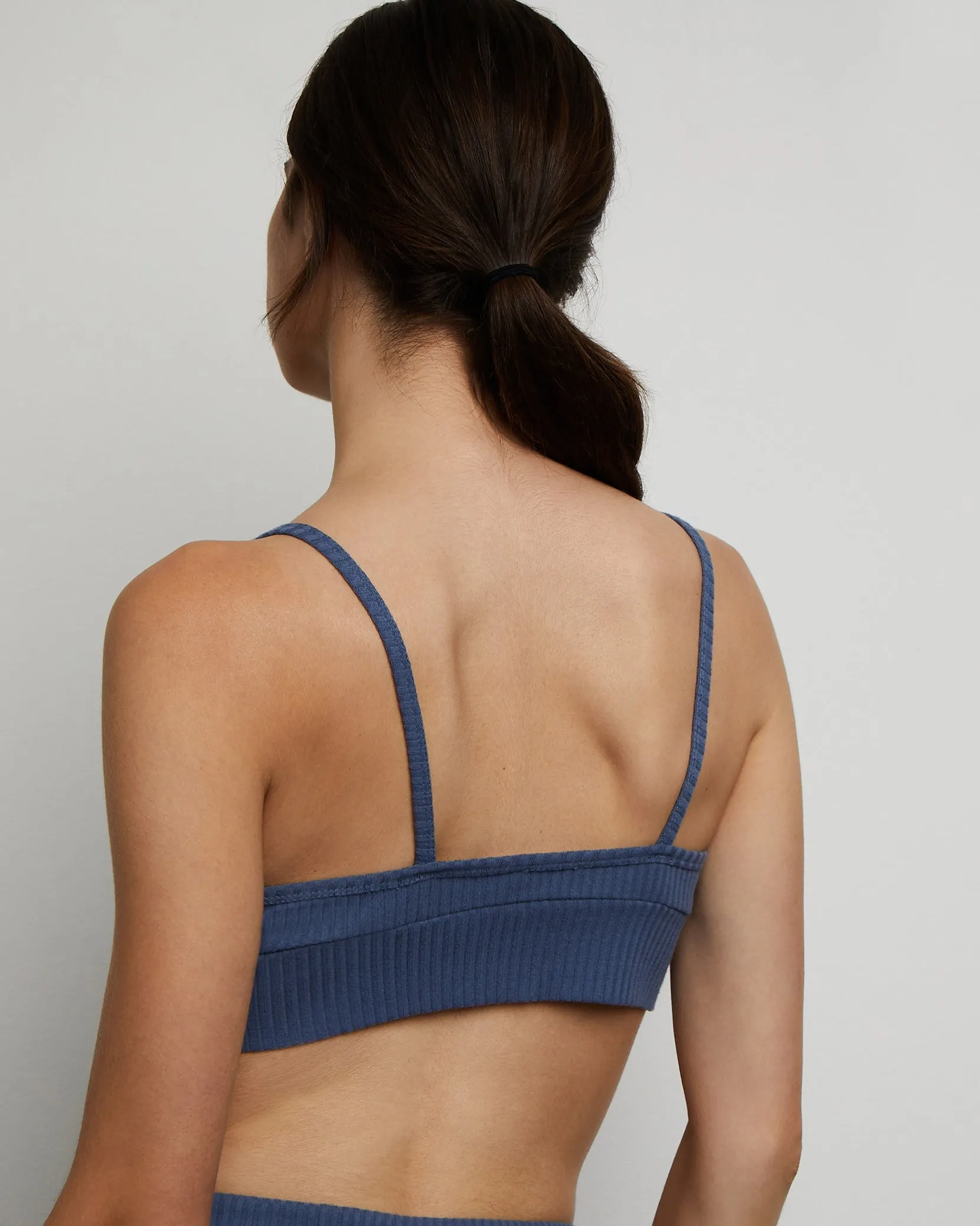 Lounge Rib Bra | Marine