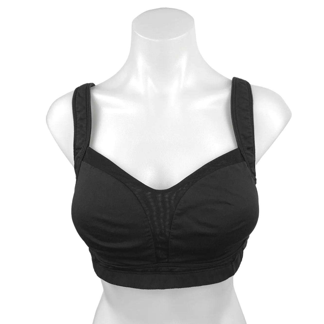 Lululemon Athletica Black Adjustable Strap Yoga Training Sports Bra Tank Top 38C