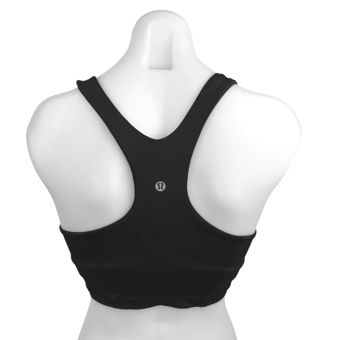 Lululemon Fast As Light Black Racerback Activewear Workout Sports Bra Tank Top S