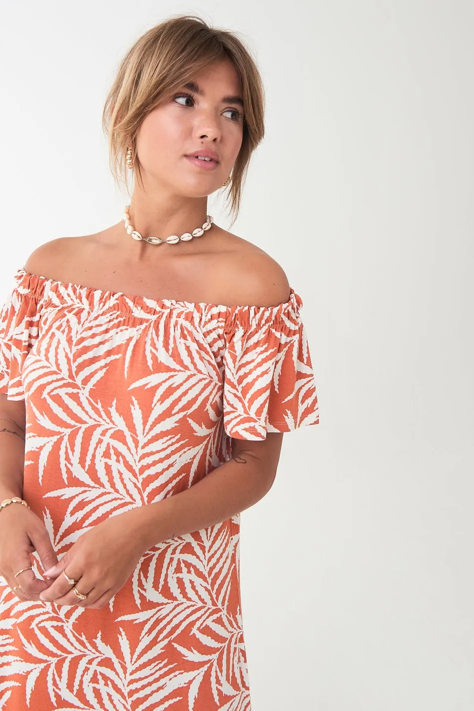 Lykke off shoulder dress