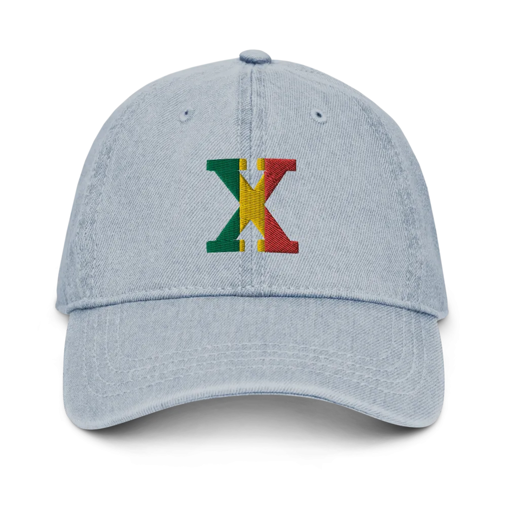 Malcolm X Denim Dad Hat