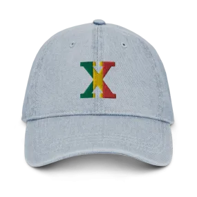 Malcolm X Denim Dad Hat