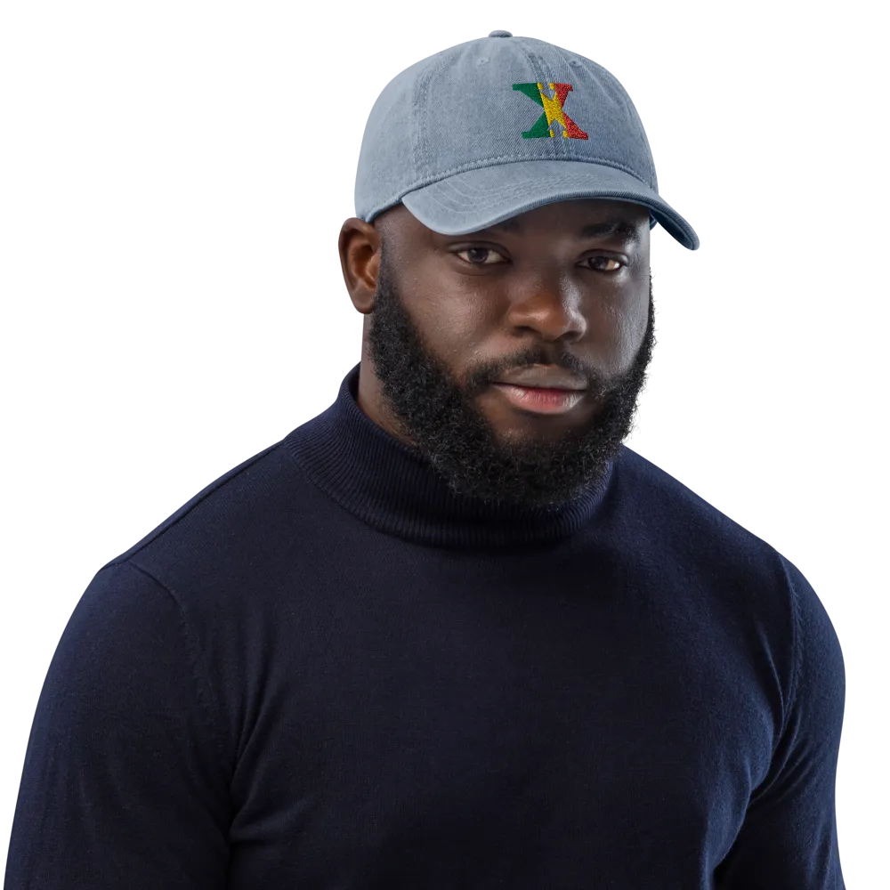 Malcolm X Denim Dad Hat