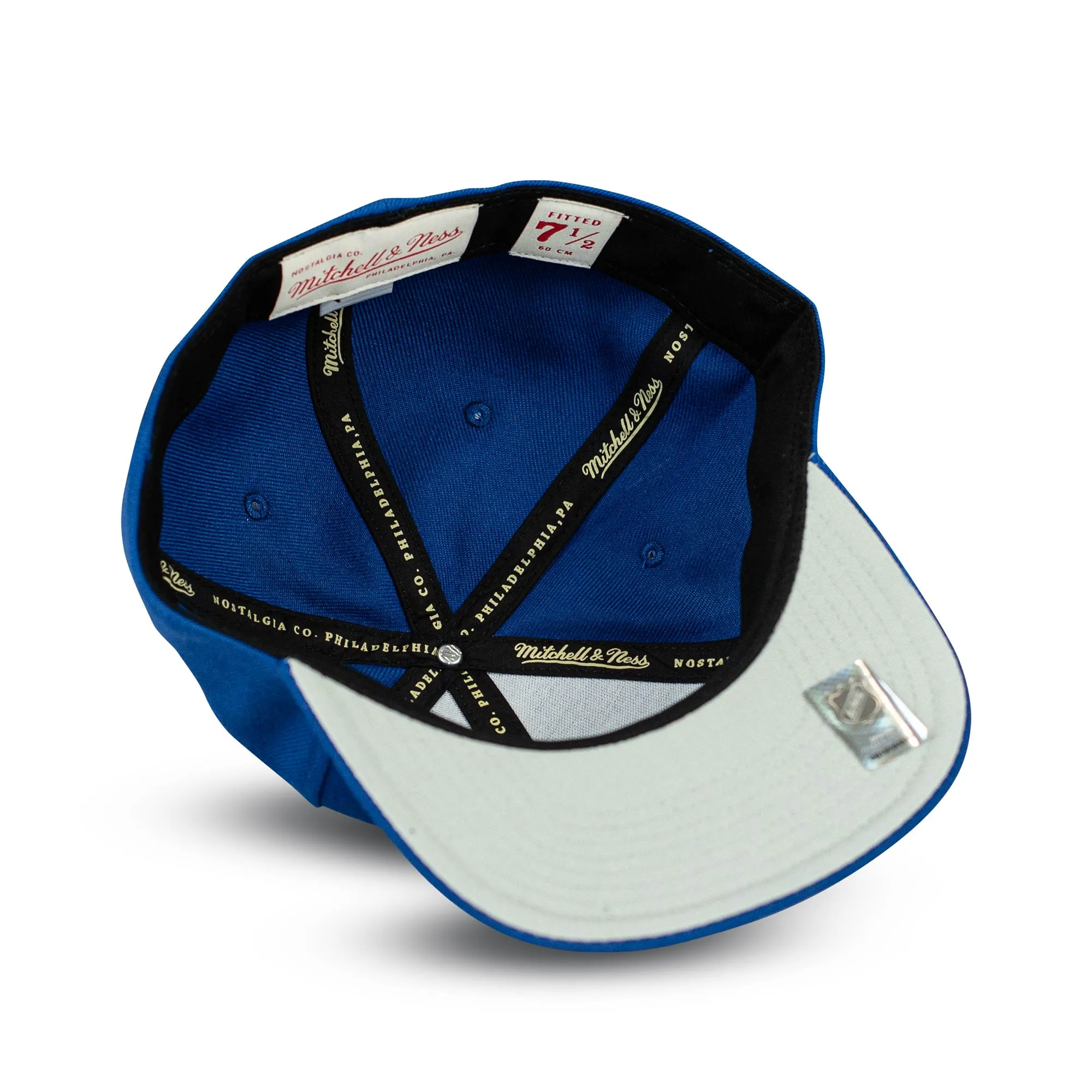 Mitchell & Ness Men's Team Ground Fitted Hat BLUE