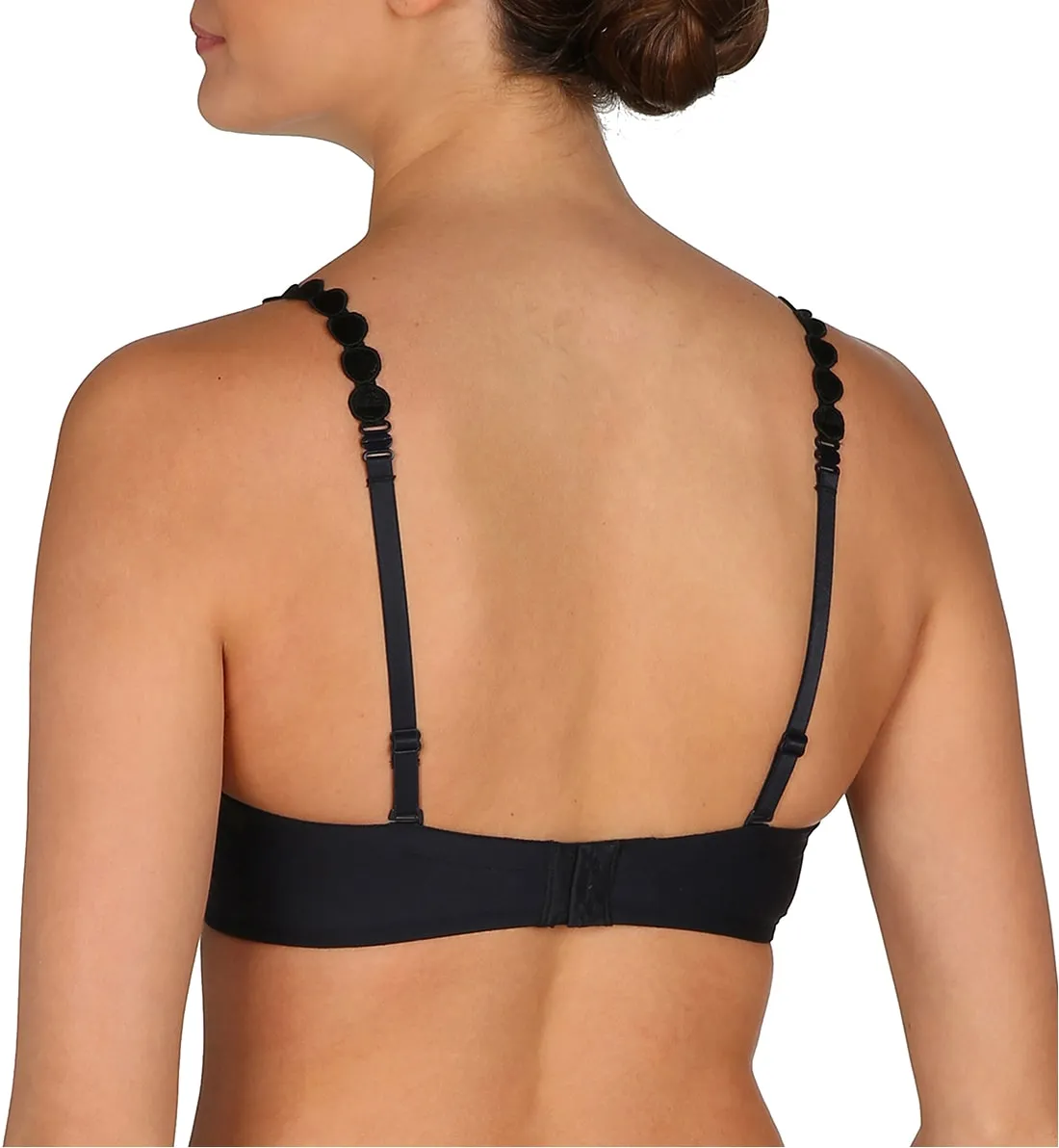 Convertible Seamless Underwire Bra in Charcoal by Marie Jo Tom