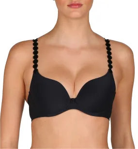 Convertible Seamless Underwire Bra in Charcoal by Marie Jo Tom