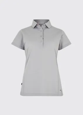 Martinique Women's Short-sleeved Polo - Platinum