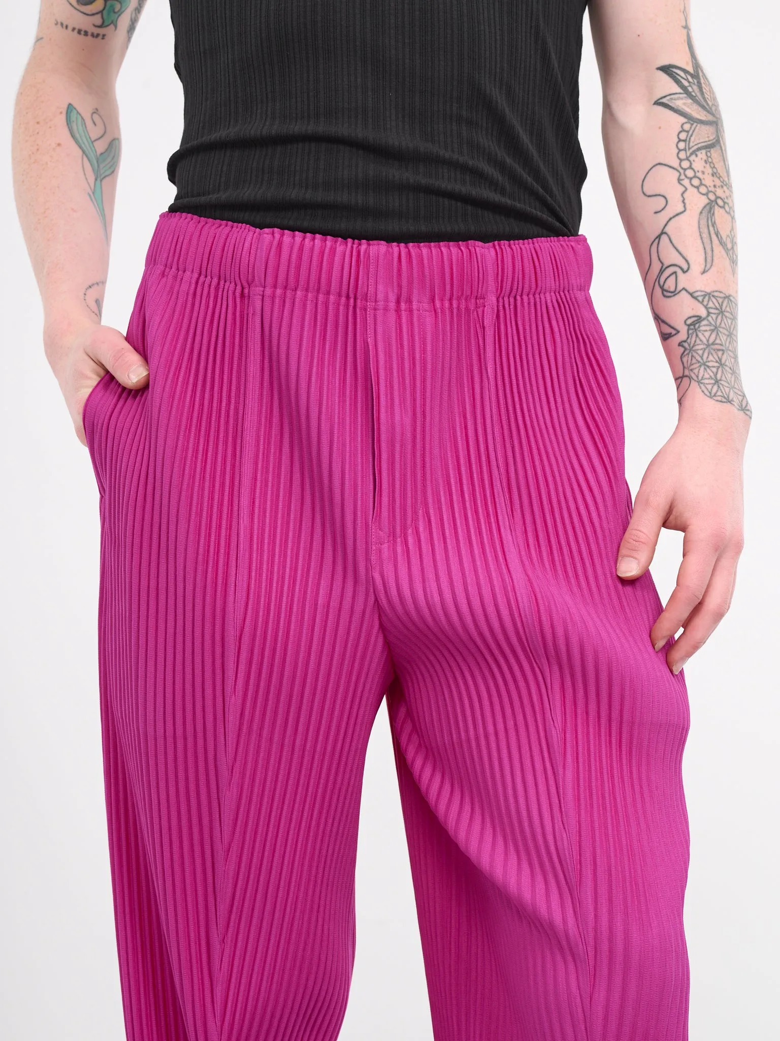 MC November Trousers (HP38JF124-25-MAGENTA)