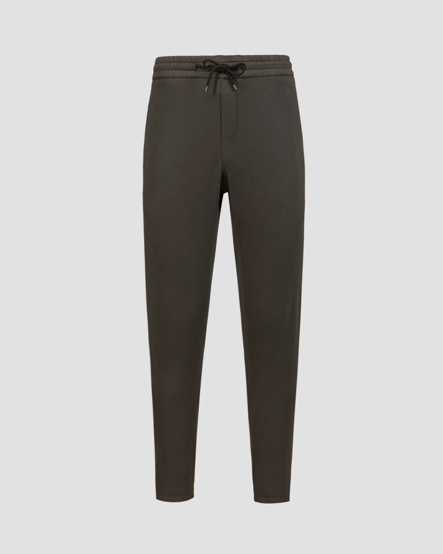 Men's dark grey wool trousers Dondup Pantalone Dom UP556-945