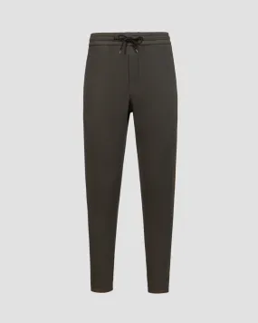 Men's dark grey wool trousers Dondup Pantalone Dom UP556-945