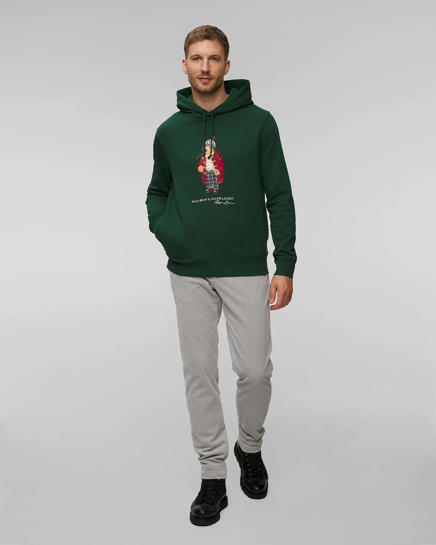 Men's green sweatshirt Polo Ralph Lauren 710953719-300