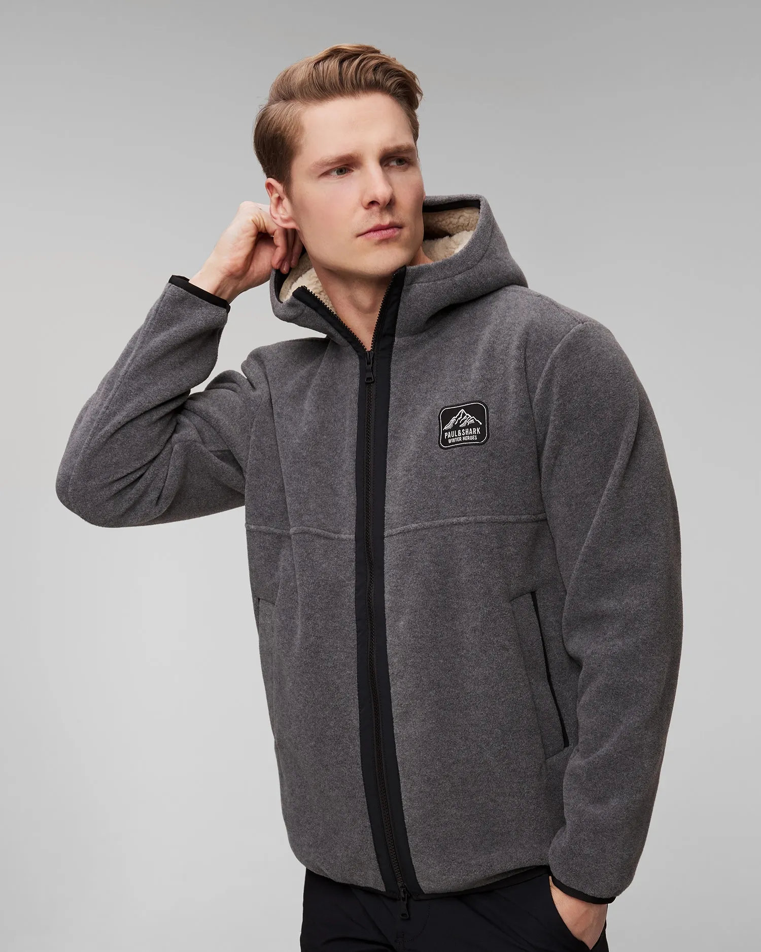 Men's grey sweatshirt Paul&Shark 13311908-888