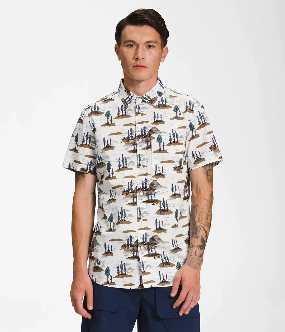 Men's Baytrail Pattern Short Sleeve Shirt