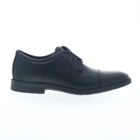 Men's Black Rockport Dressport Cap Toe Oxfords