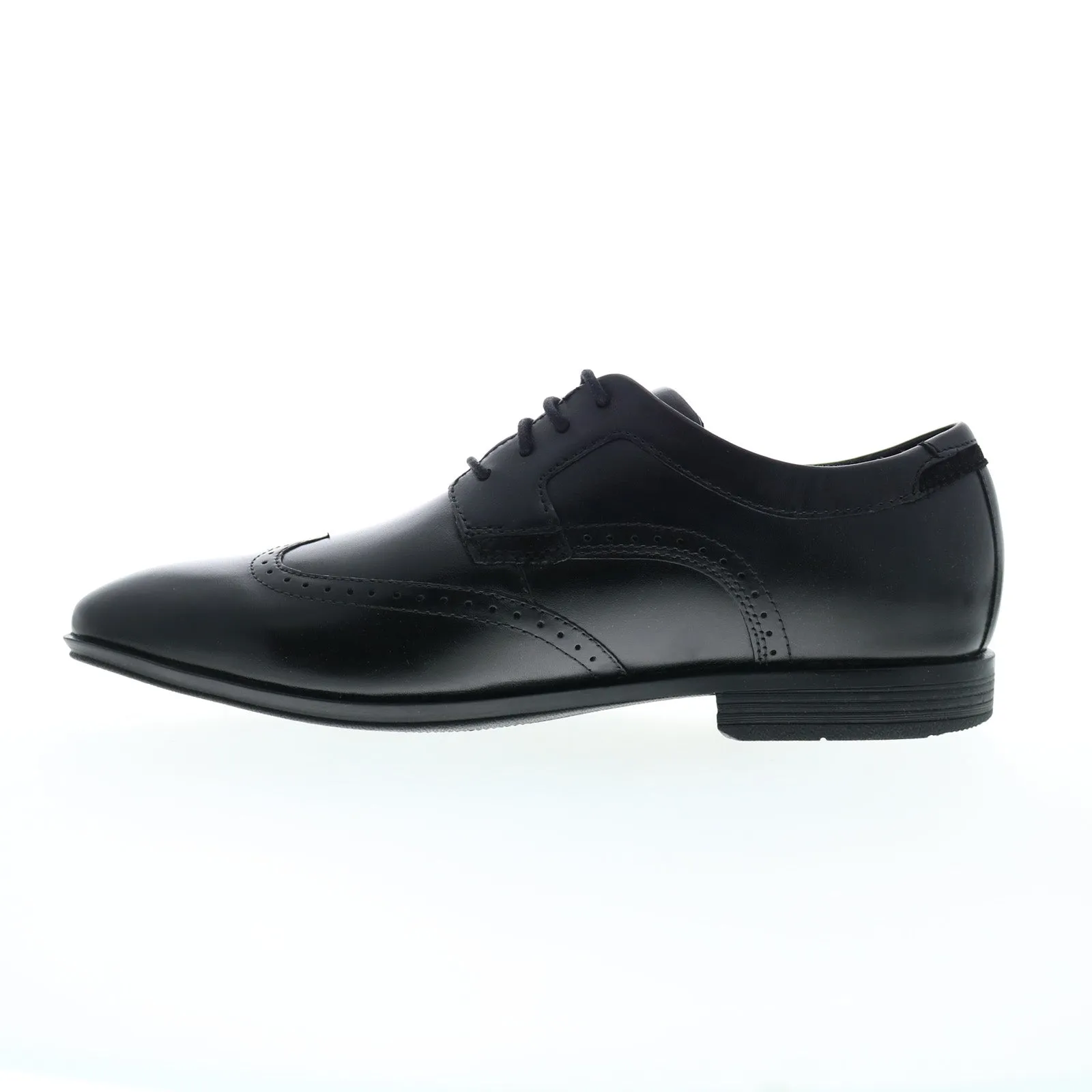 Men's Black Wide Rockport Somerset Wingtip Oxfords