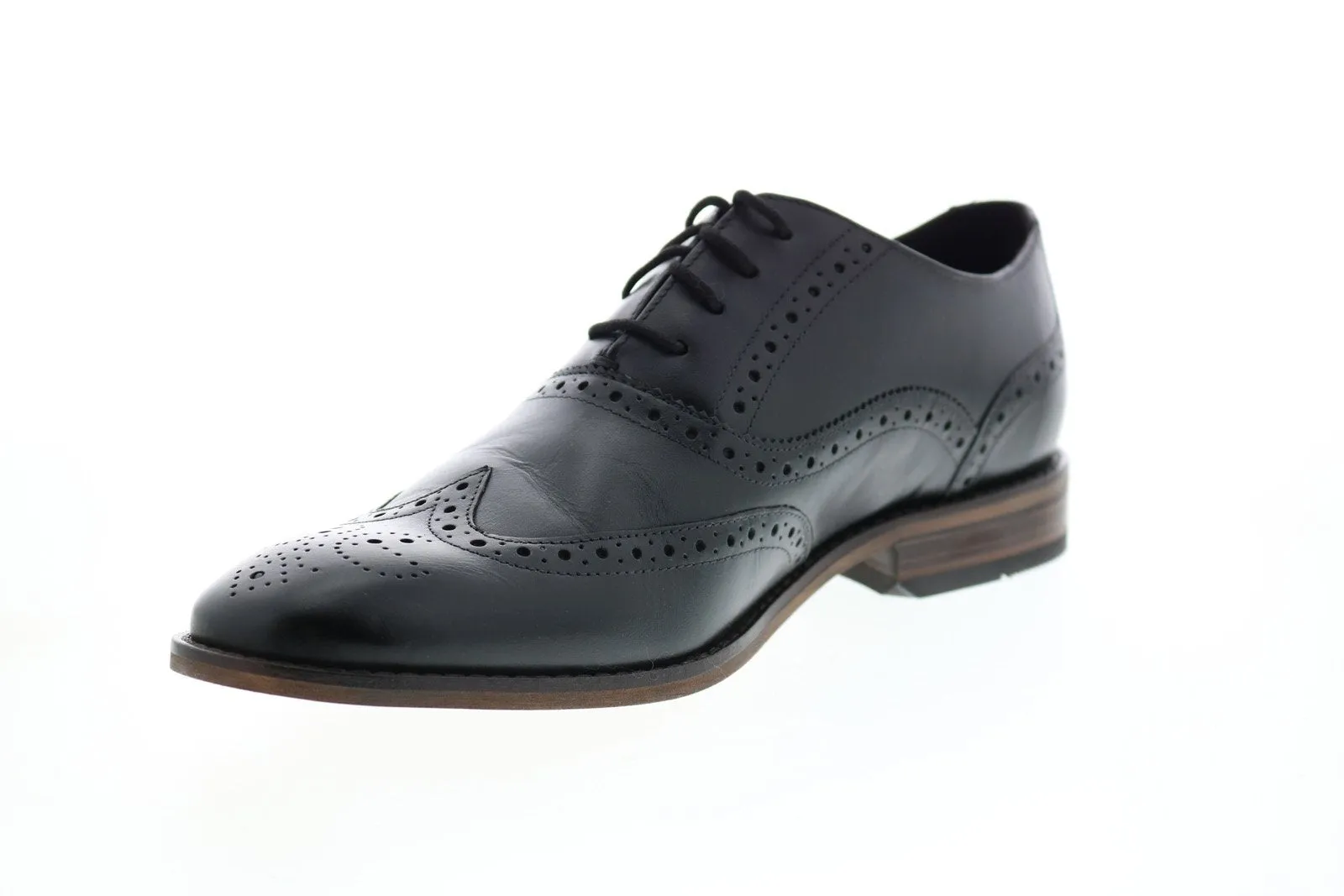 Men's Black Wingtip Oxfords by Bostonian Lamont Wing