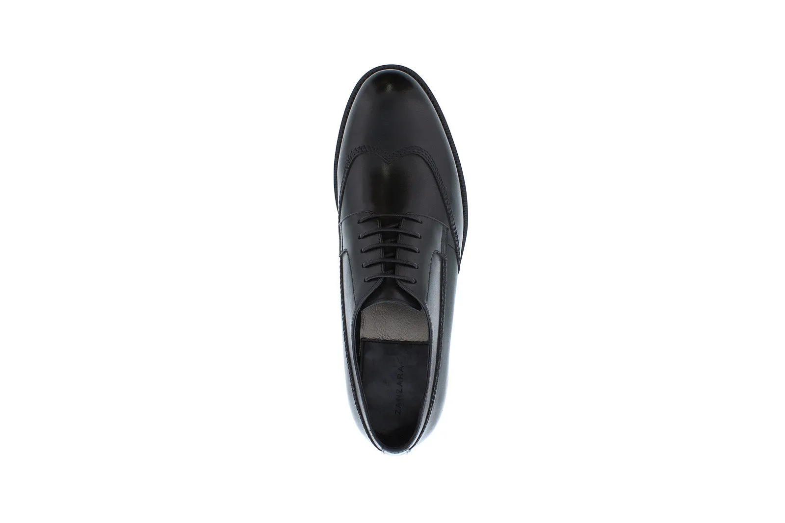 Men's Black Zanzara Malton Wingtip & Brogue Oxfords