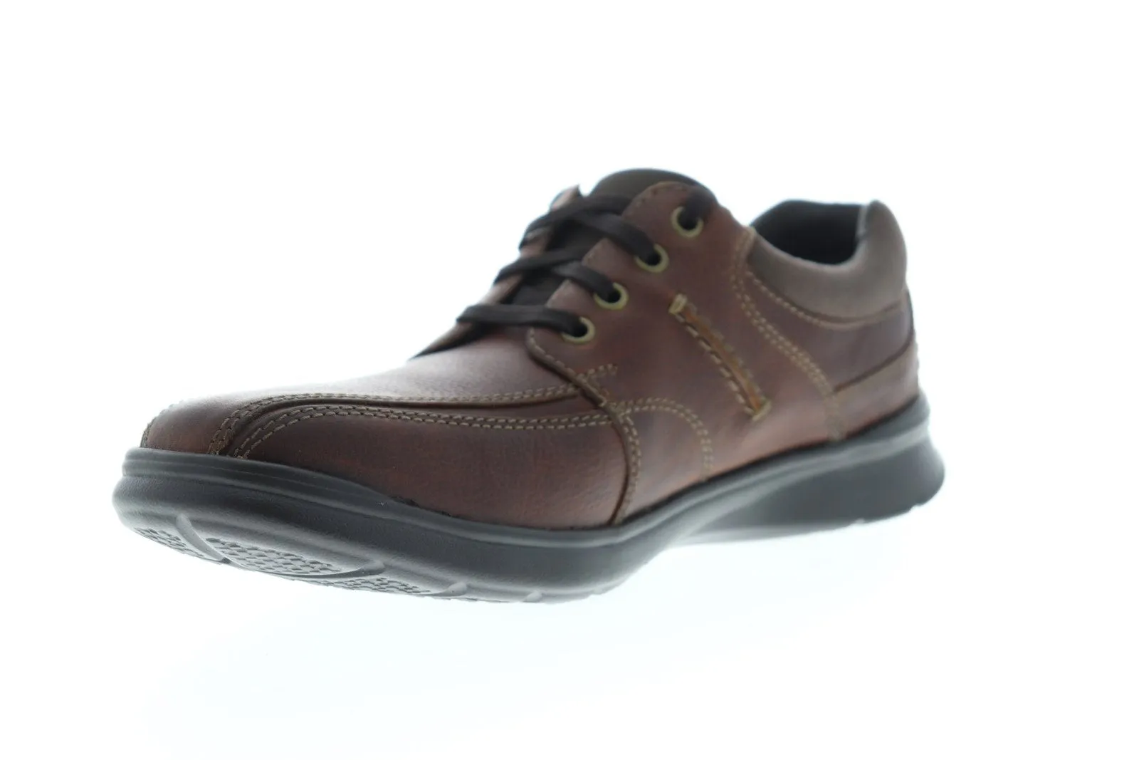 Men's Brown Plain Toe Shoes by Clarks Cotrell Walk