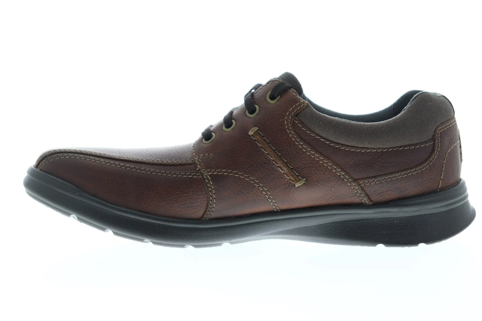 Men's Brown Plain Toe Shoes by Clarks Cotrell Walk