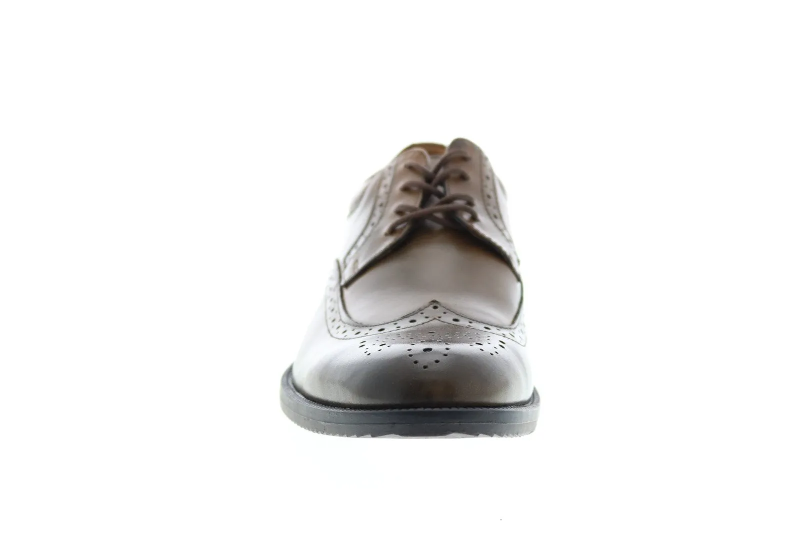 Men's Brown Wide Leather Wingtip & Brogue Oxfords