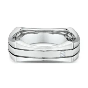 Men's Modern Diamond Wedding Ring