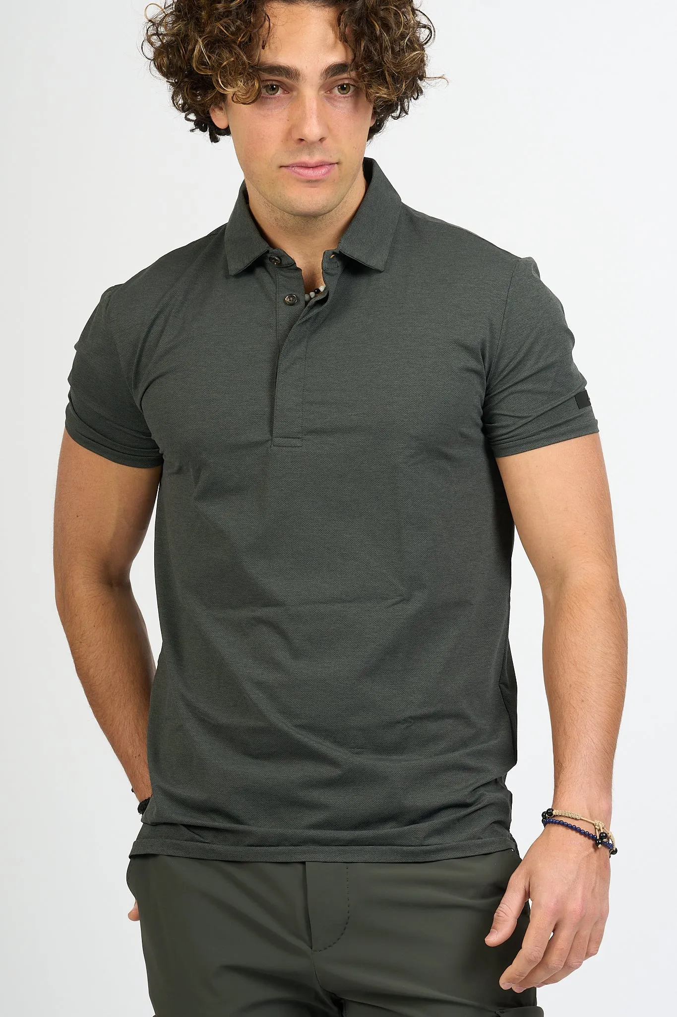 Men's Green Smart Summer Polo Shirt