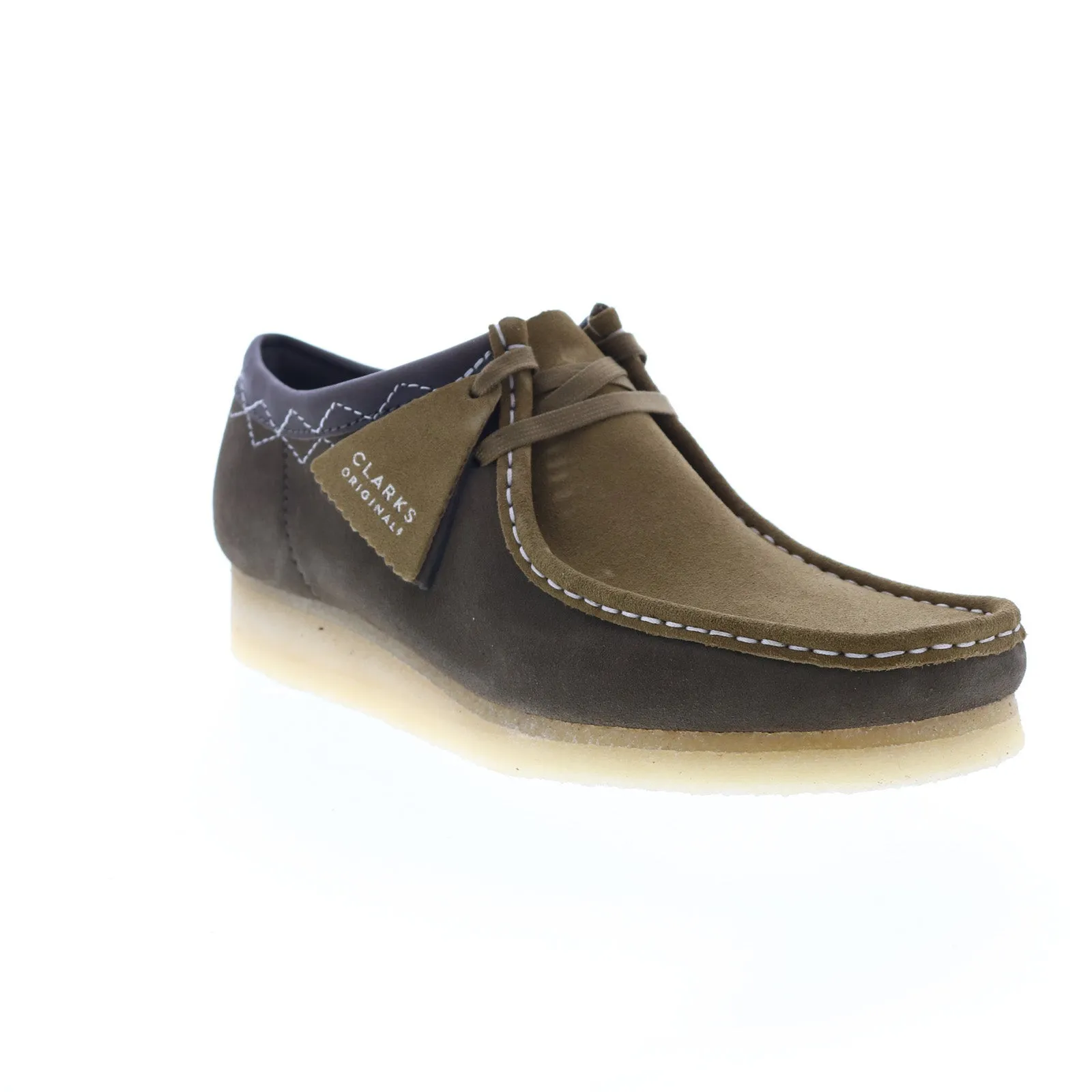 Men's Green Suede Casual Oxfords & Lace Ups