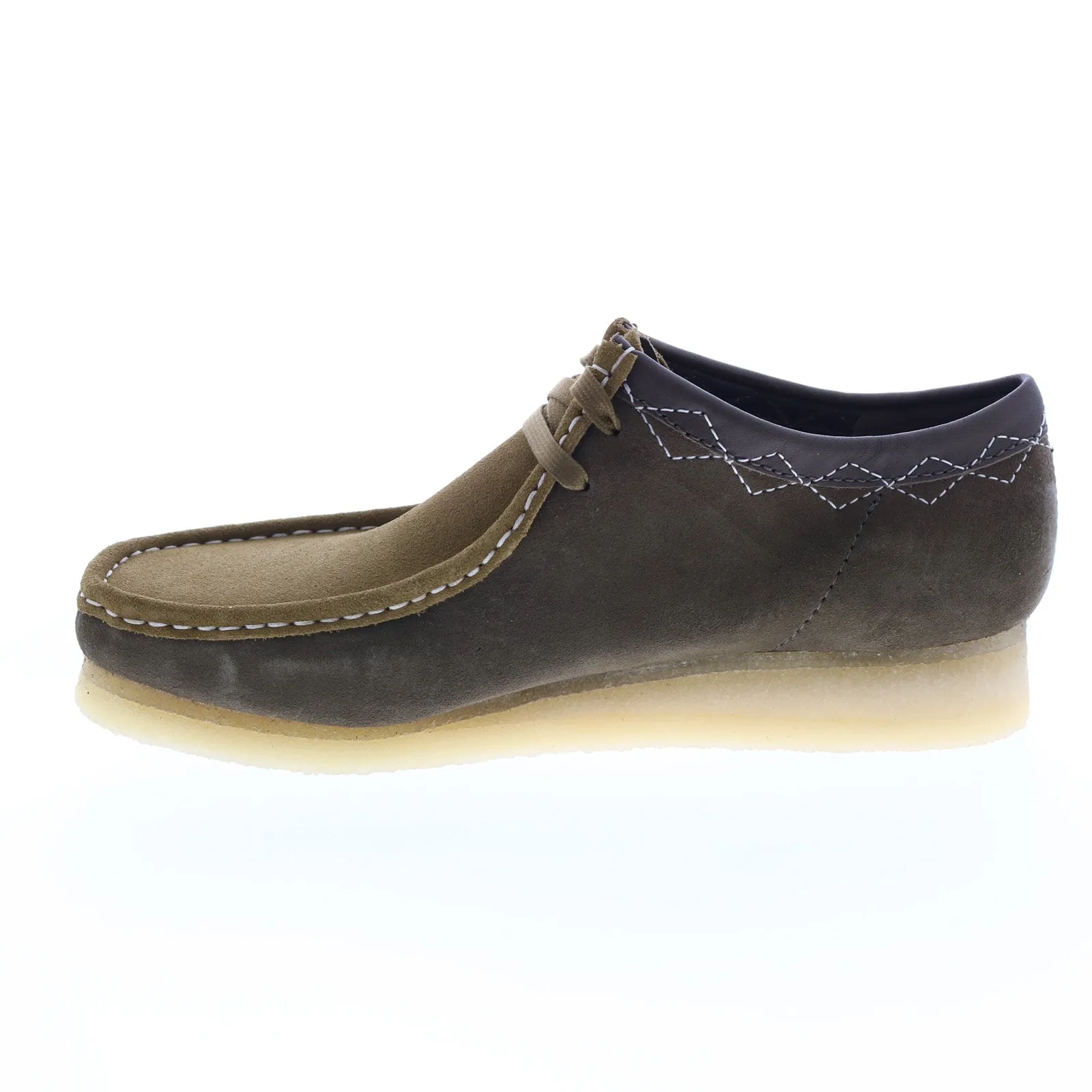 Men's Green Suede Casual Oxfords & Lace Ups