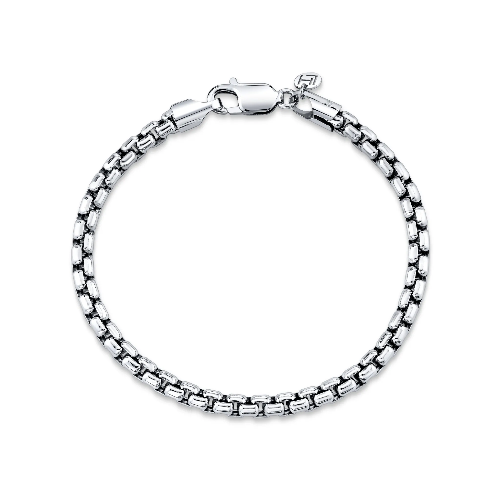 Men's Bracelet with Hollow Square Chain