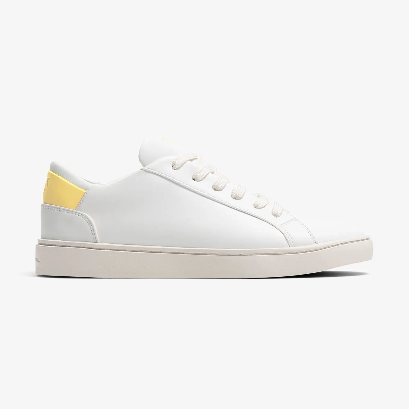 Men's Lace Up | White-Starstruck Yellow