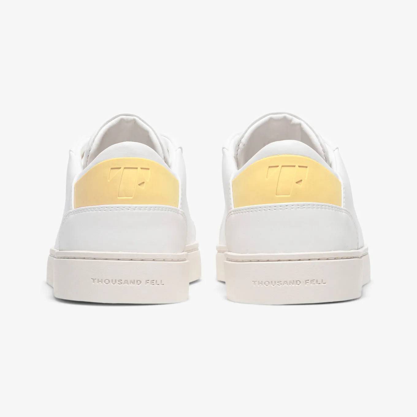 Men's Lace Up | White-Starstruck Yellow